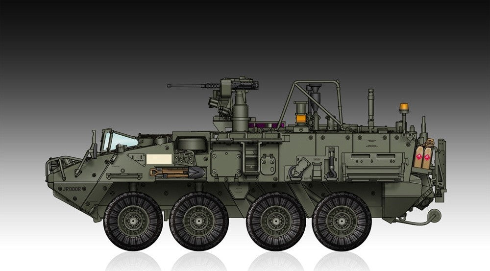 Trumpeter 07429 1/72 Stryker M1135 NBC Reconnaissance Vehicle Plastic Model Kit Main image