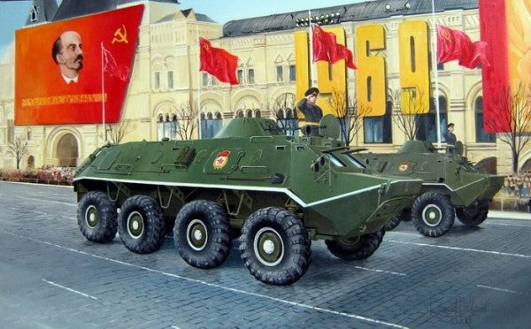 Trumpeter 01544 BTR-60P B 1/35 Model Kit Main image