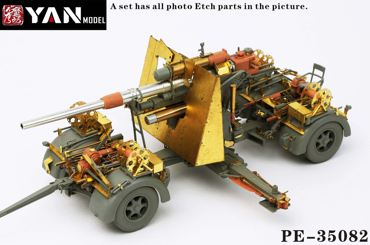 Yan Model PE35082 1/35 Super 88mm Cannon”88mm FLAK 36/37(for Border Model BT013 Main image