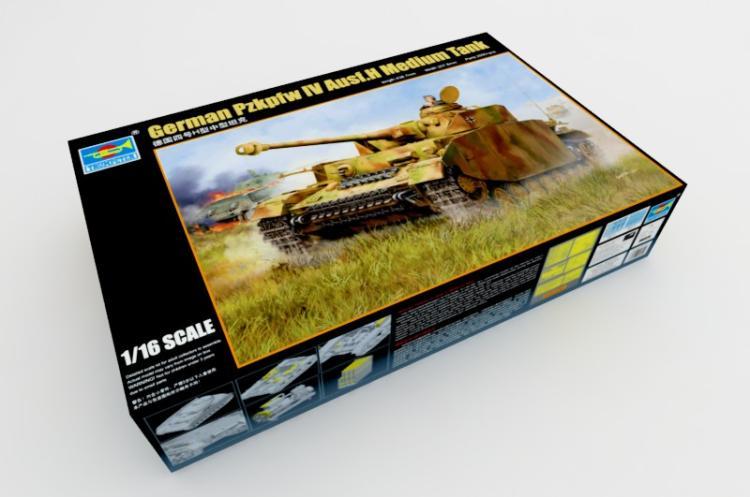 Trumpeter 00920 1/16 German Pz.Kpfw.IV Ausf H Medium Tank — scale model kit