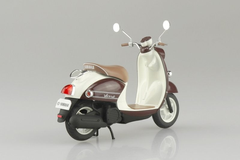 Aoshima AO-06618 1/12 The Bike(61) Model Scooter Kit Yamaha Vino 2016 Dark Brown