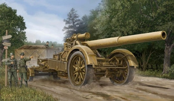 1/35 TRUMPETER KIT German 21 Cm Morser 18 Heavy Artillery TR02314 Model Main image