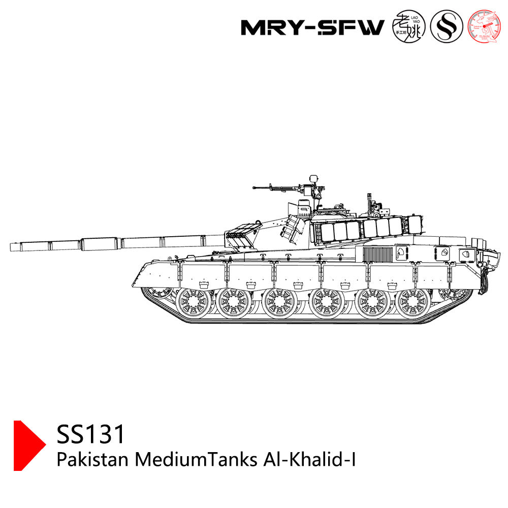SSMODEL SS35131 1/35 Military Model Pakistan MediumTanks Al-Khalid-I 3D PRINTING — detail view 3