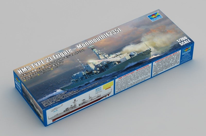 Trumpeter 1:700 HMS TYPE 23 FRIGATE MONMOUTH F235 Model Kit - 06722 — detail view 2