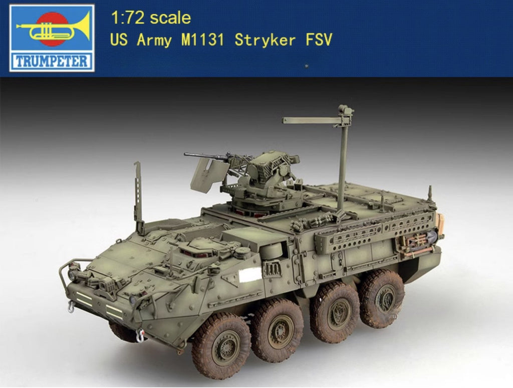 Trumpeter 07424 1/72 US Army M1131 Stryker FSV Model Kit