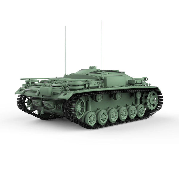 SSMODEL SS72719 1/72 25mm Military Model Kit German StuG.III Ausf.F