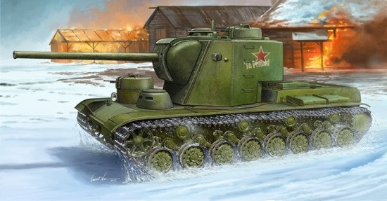 Trumpeter 05552 KV-5 SUPER HEAVY TANK 1/35 Model Kit- — scale model kit