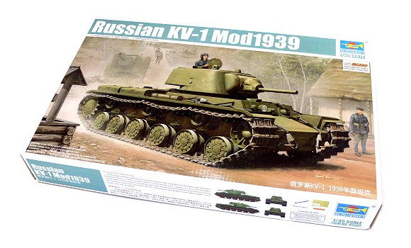 TRUMPETER 01561 Military Model 1/35 Russian KV-1 Mod1939 Scale Hobby P1561 — scale model kit