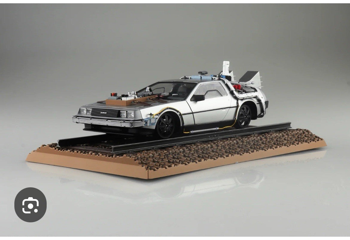 Aoshima AO-06699 1/24 Time Machine From Back To The Future Pt.III New Tool 2025 Secondary image