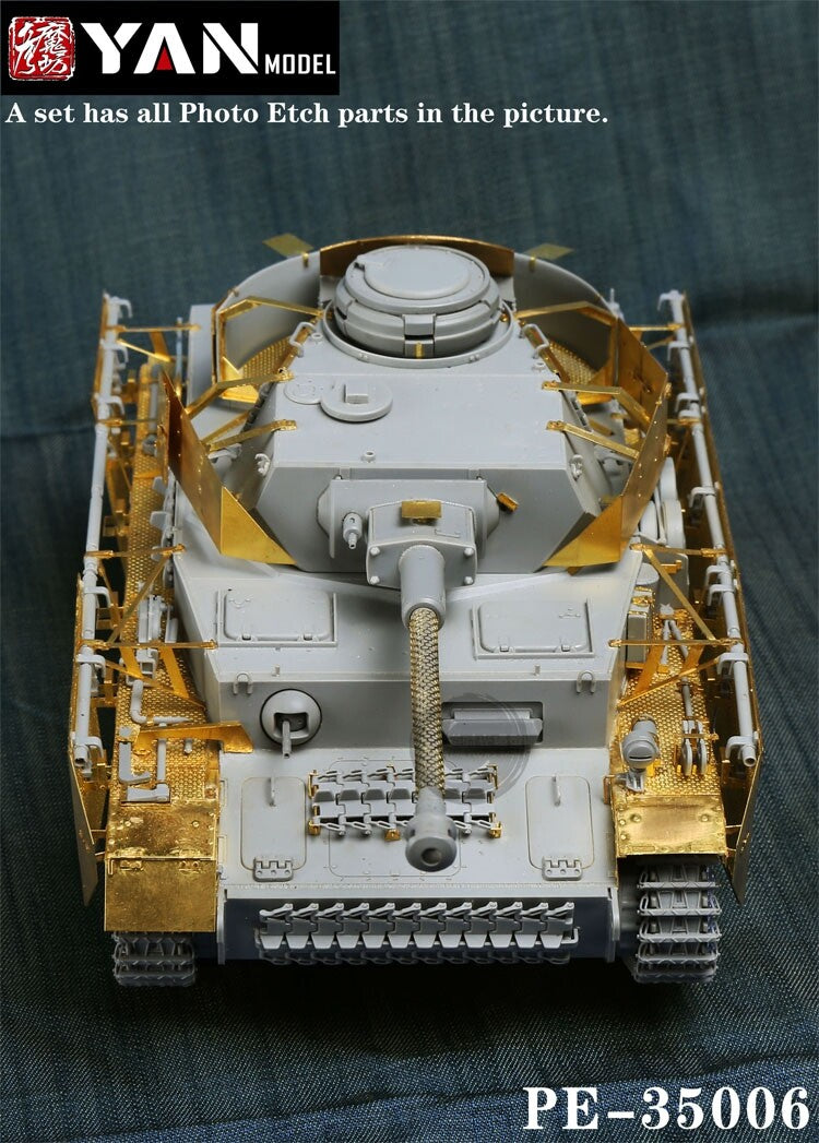 Yan Model PE-35006 1/35 scale Pz.Kpfw.IV Ausf.J Detail Up Set for Border BT-008 Secondary image
