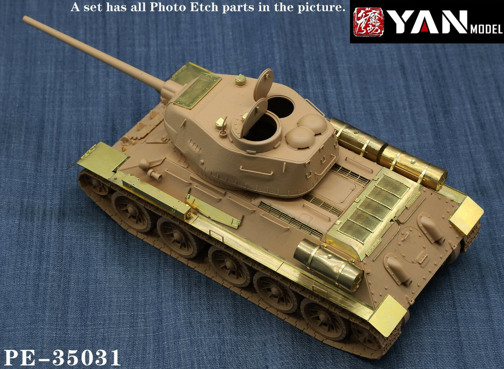 Yan Model PE-35031 1/35 Scale T-34/85 Detail Up Set for Rye Field Model