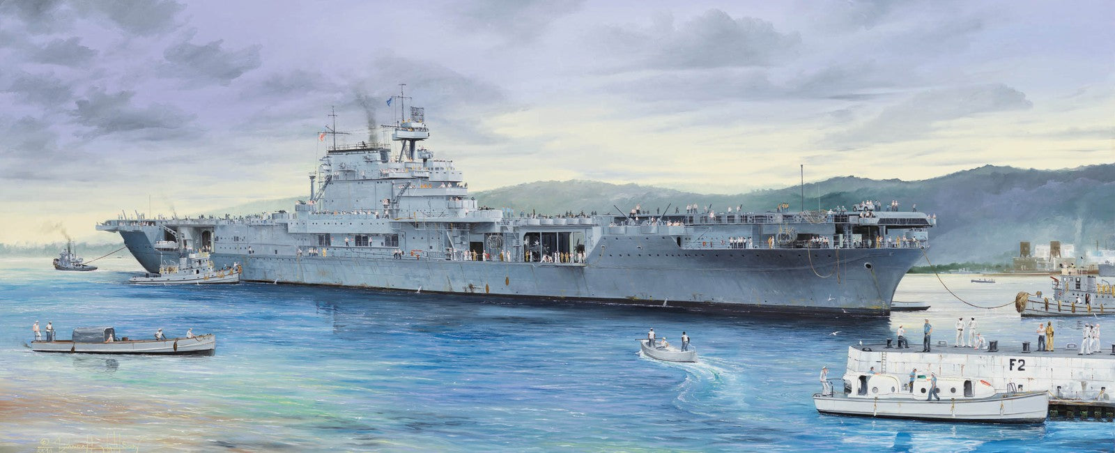 Trumpeter 03712 1:200 scale USS Enterprise CV-6 MODEL KIT — scale model kit