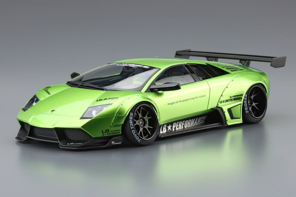 Aoshima AO-05994 LB-Works Lamborghini Murcielago Limited Ver.2 1/24 Model Kit-US Main image