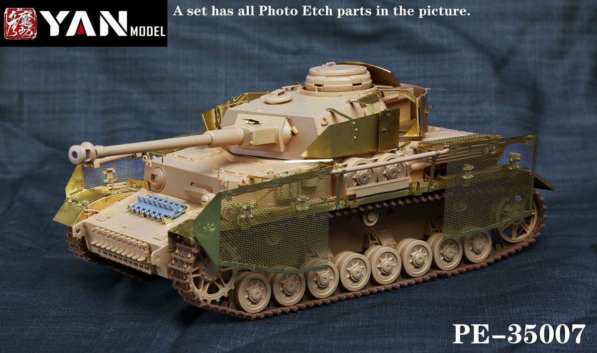 Yan Model PE35007 1/35 Pz.Kpfw.IV Ausf.J Detail Up Set for Rye Field Model 5033 Main image