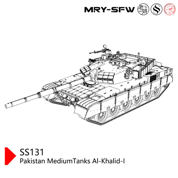 SSMODEL SS35131 1/35 Military Model Pakistan MediumTanks Al-Khalid-I 3D PRINTING