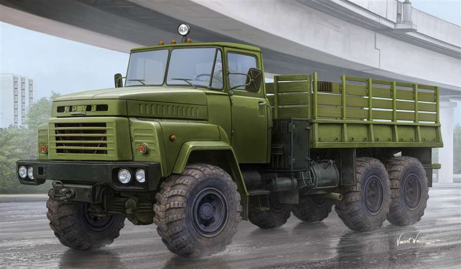 Hobby Boss *HobbyBoss* 1/35 RUSSIAN KRAZ-260 CARGO TRUCK #85510 *New Release* — scale model kit