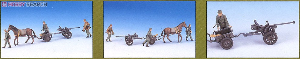 Dragon 6079 1/35 Horse Drawn 2.8cm sPzB41 AT Gun & JFB Limber W/Crew Model Kit Secondary image