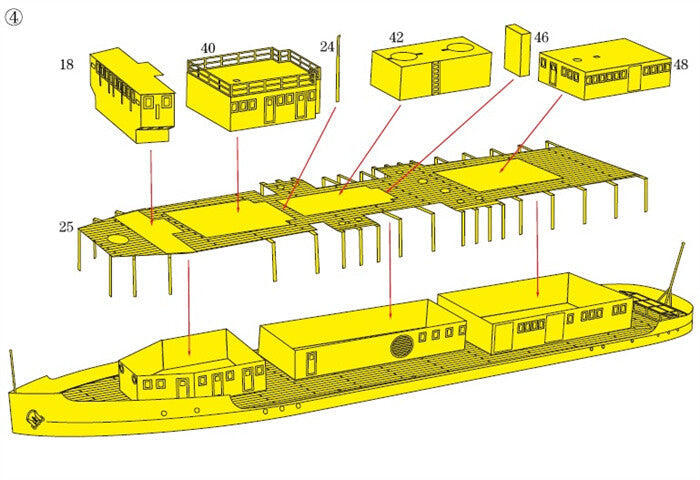 Resin kit 1/700 USS River Gunboat Oahu (PR-6) WM03517 Secondary image