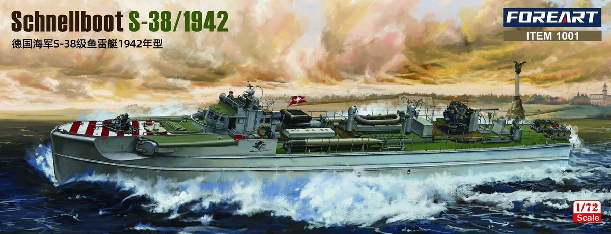 FOREART 1001 1/72 German Schnellboot S-38/1942 Main image