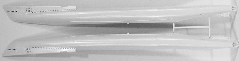 1/144 GATO SS-212 American diesel-electric submarine Trumpeter 05905 Model kit — detail view 3