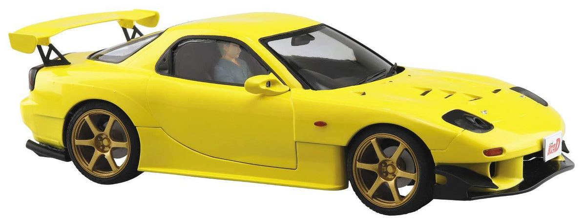 Aoshima AO-05955 1/24  Car Kit Initial D Mazda RX-7 FD3S Keisuke's Figure JP Main image
