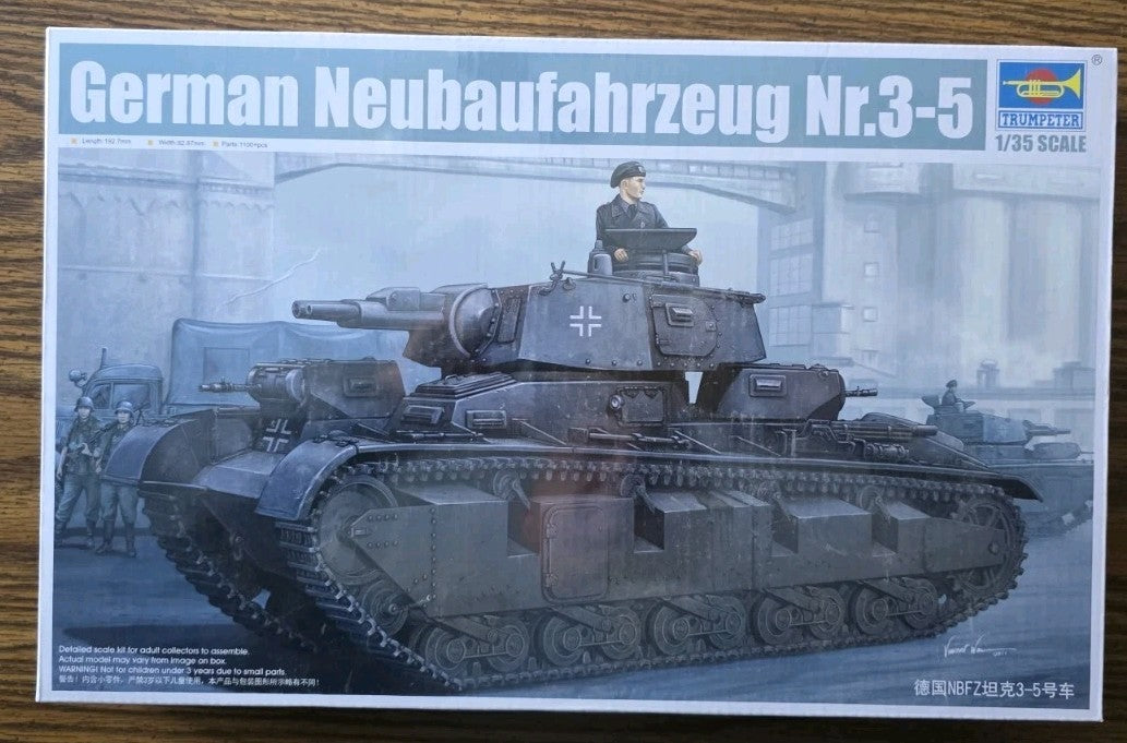 Trumpeter 1/35 05529 Neubaufahrzeug Nr.3-5 SEALED Main image