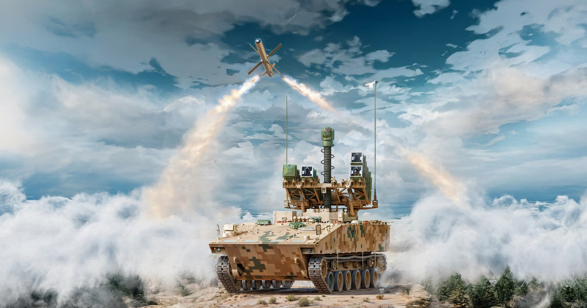 Zimi ZM35043 1/35 PLA AFT-10 Anti-tank Missile Launcher Vehicle Model Kit Main image