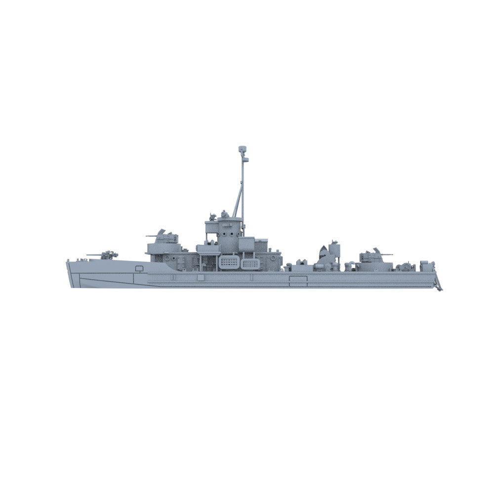 SSMODEL 1/72 Military Model Kit USS Landing Craft Support LSM Mk3 Segmented hull