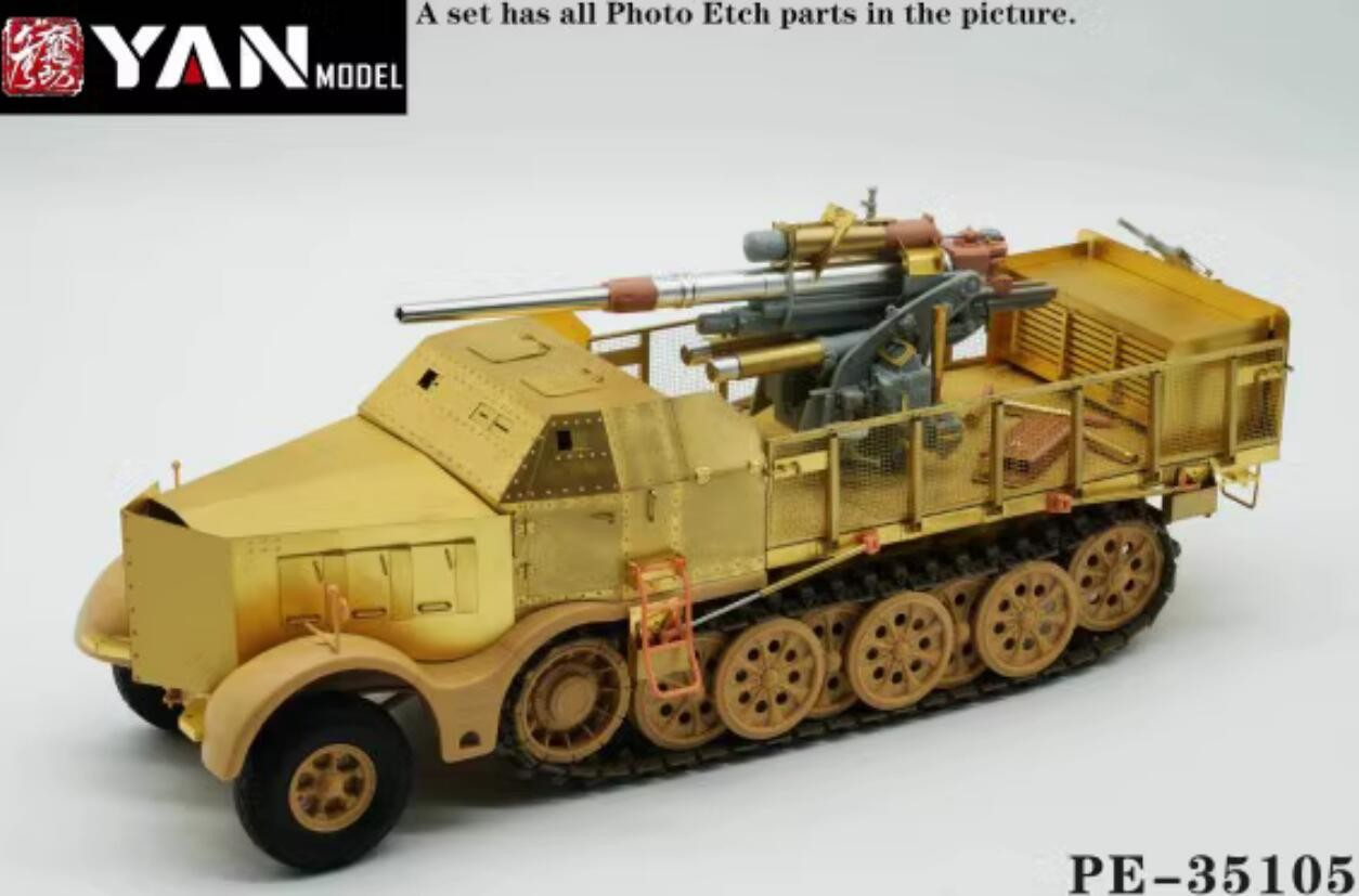 Yan Model PE-35105 1/35 18T "FAMO"(sd.kfz.9) AND88mm FLAK 37 (forTAMIYA /Border) Main image