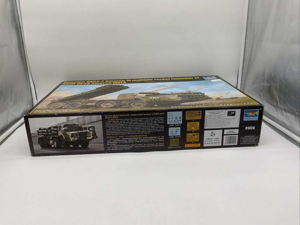 1/35 Trumpeter #01020 Russian 9A52-2 Smerch-M Multiple Rocket Launcher RC