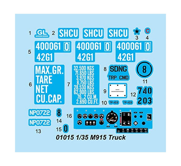 Trumpeter TRU01015 Model Kit, Various