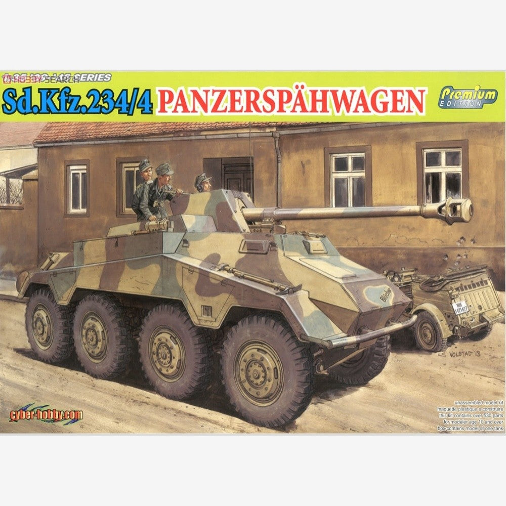 Dragon 6772 1/35 scale Sd.Kfz.234 Assembled tank model kit Main image