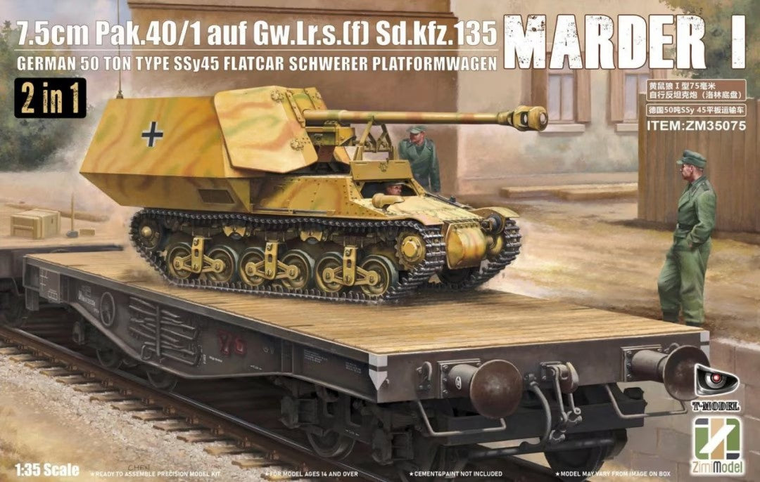 7.5cm PAK.40/1 auf. Gw.Lr.s.(f) Sd.Kfz.135 Marder I - Zimi Model ZM35075 Main image