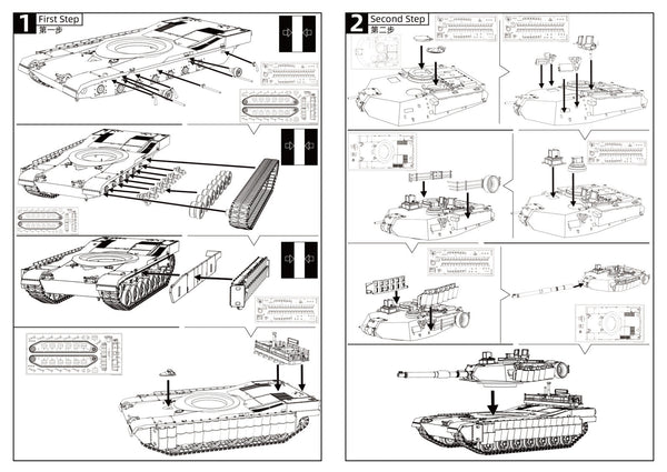 SSMODEL LaoYao 1:87 US XM1A3 Main Battle Tank