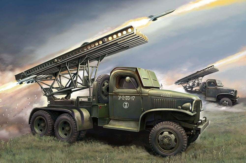 Hobby Boss 84572 1/35 GAZ-AAA Cargo Truck w/BM13/16 Main image