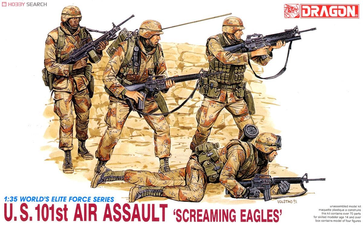 DRAGON 3011 1/35 U.S. 101st Air Assault `Screaming Eagles` Model Kit Secondary image