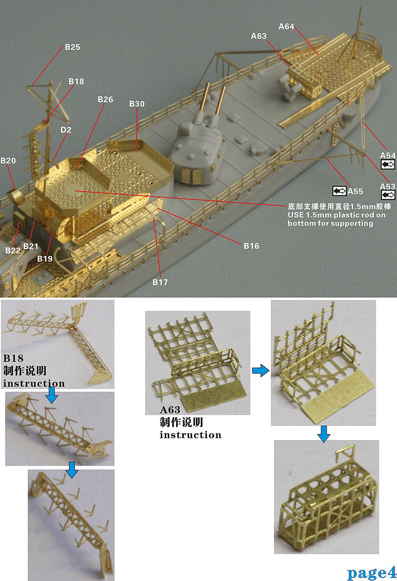 Fivestar PE 1/700 IJN Special Type I Destroyer (Late type) for Pitroad FS710161 — detail view 5