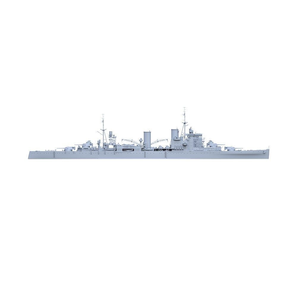 SSMODEL SS2000562 1/2000 Military Model Kit HMS London Cruiser 1945 — detail view 4