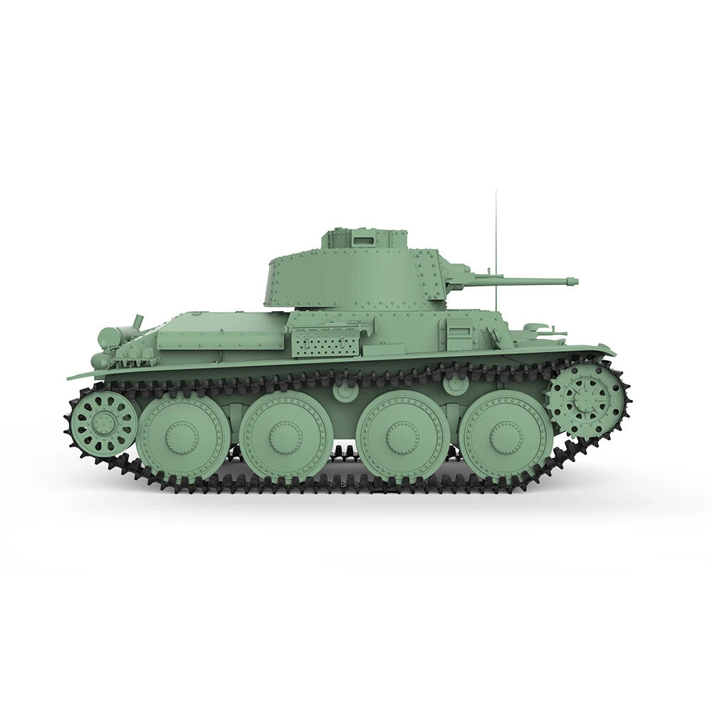 SSMODEL SS87723 1/87 HO Scale Railway German 38T PzKpfw Light Tank Ausf.F — detail view 4