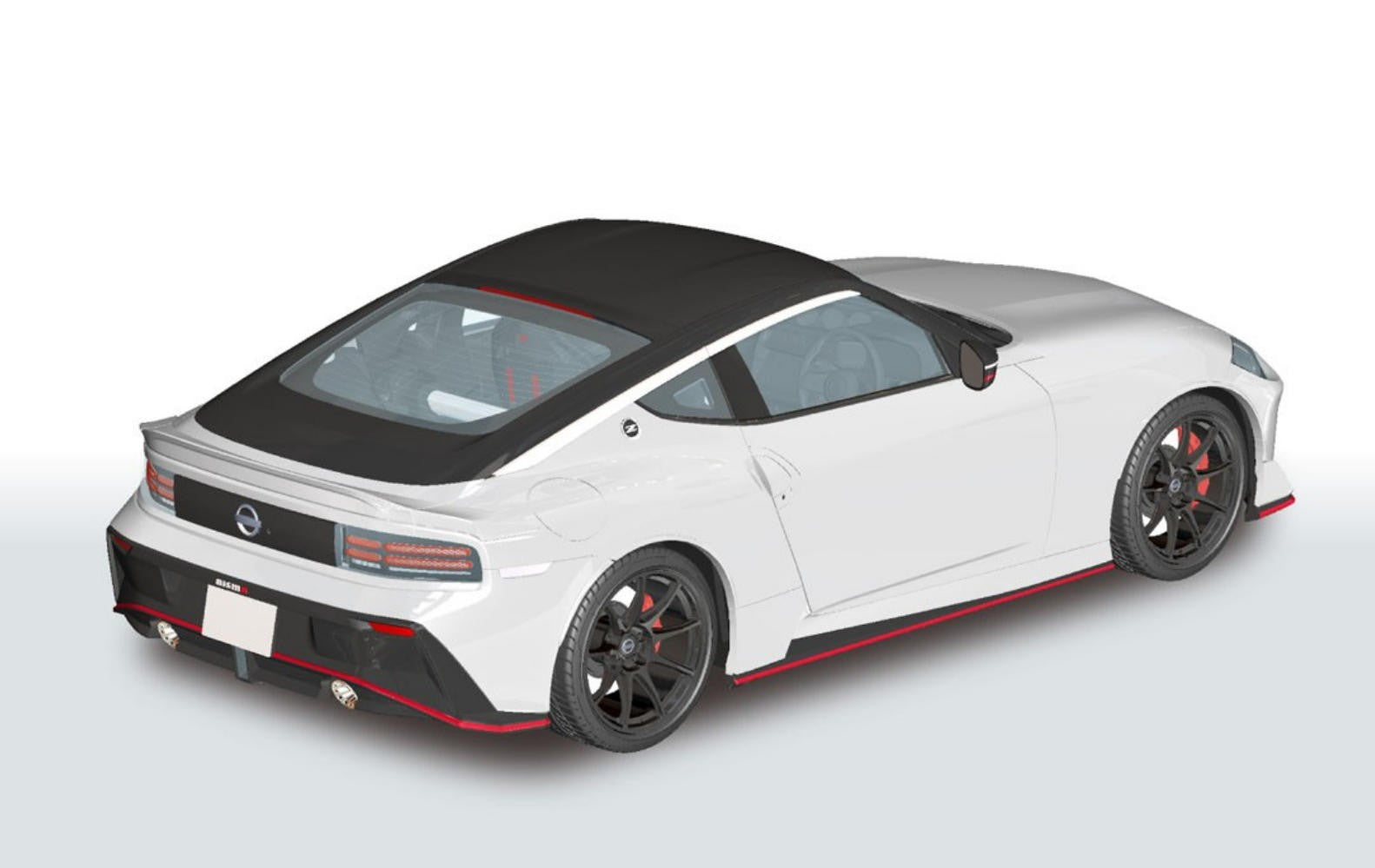 AOSHIMA  AO-06839 1/24 RZ34 Fairlady Z NISMO 2024 Prism White (Model Car) Main image