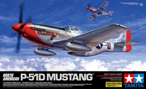 TAMIYA 60322 P-51D Mustang Hobby Model Kit 1/32