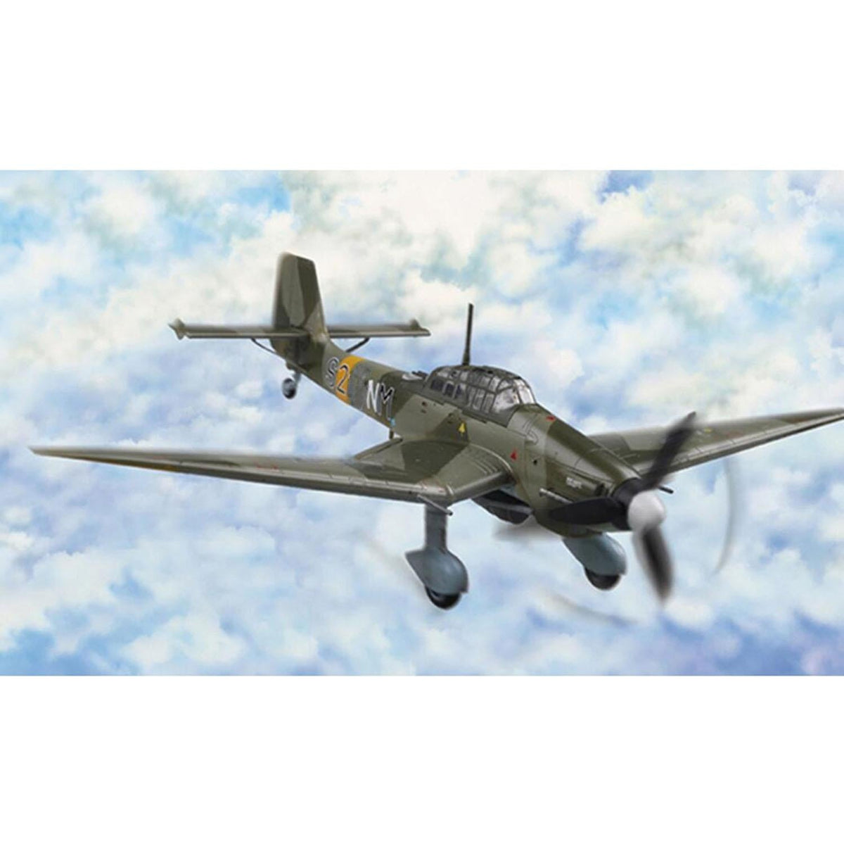 1/72 Trumpeter German Junkers Ju-87D-3 Stuka Bomber Plane Aircraft 80286 Model Main image