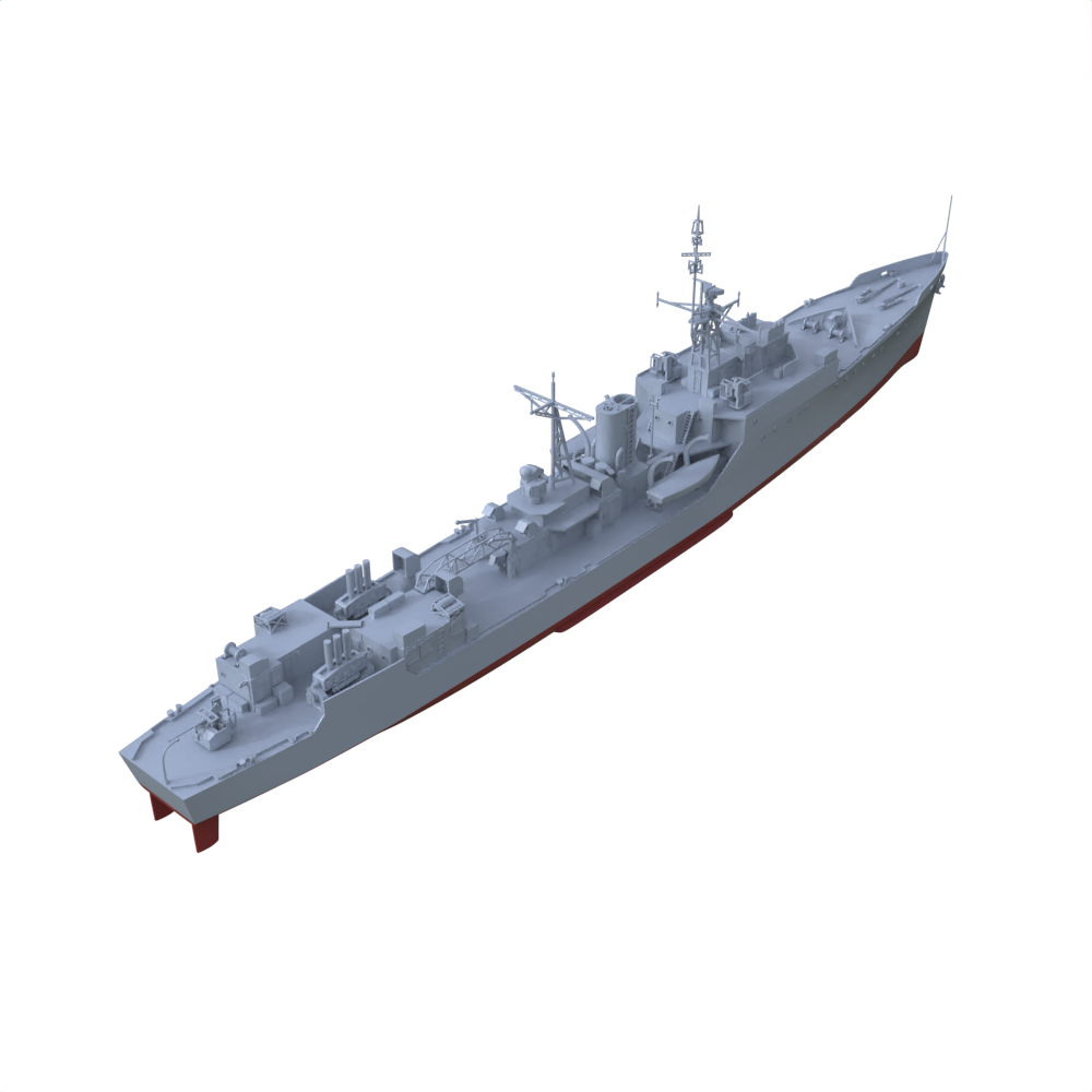 MRY-SFW SSC151 1/700 Military Model INS Blackwood Class Frigate — detail view 8