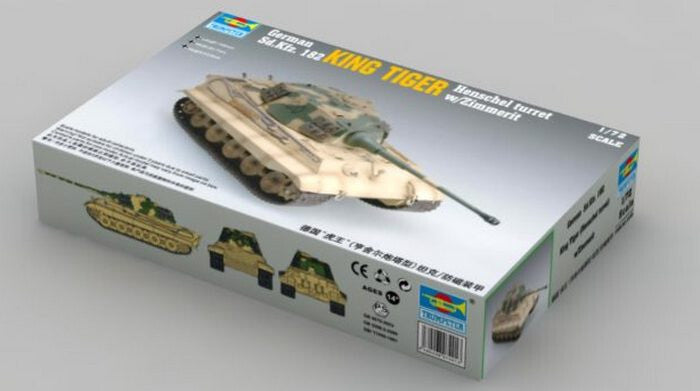 1/72 German Sd.Kfz.182 King Tiger Trumpeter 07291 Plastic Model kit Secondary image