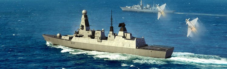 Trumpeter 04550 1/350 HMS Type 45 Destroyer — scale model kit