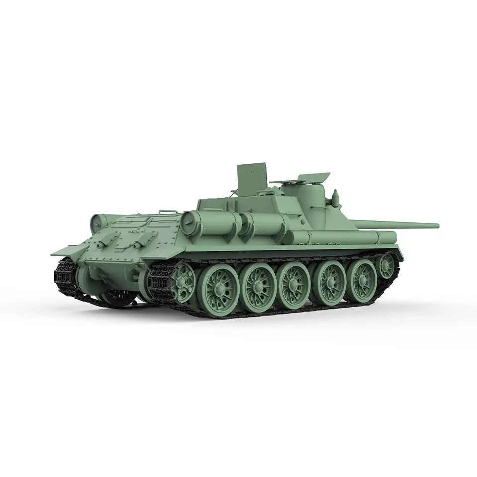 SSMODEL SS32753 1/32 Military Model Kit Soviet SU-100 Tank Destroyer WOT Secondary image
