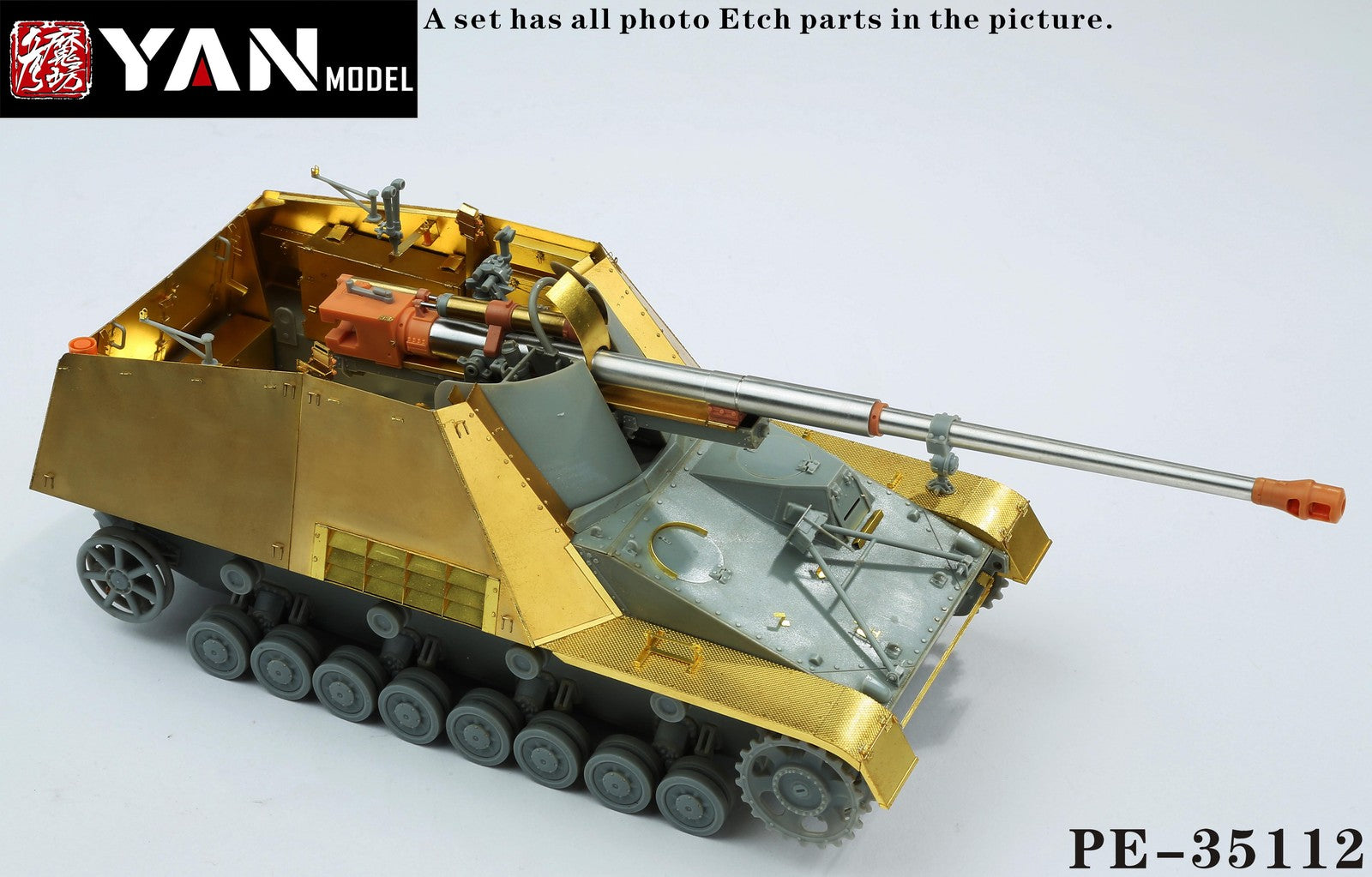 Yan Model PE-35112 1/35 "SuperNashorn" Sd.Kfz.164 "Nashorn" For Border BT-024 Secondary image