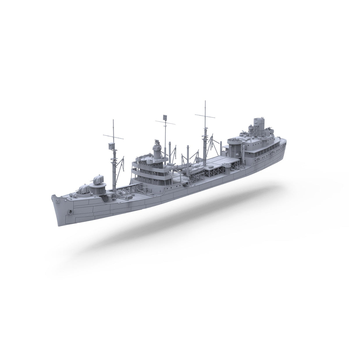 SSMODEL MRY-SFW SSC120 1/1250 Military Model USS Cimarron (AO-22) Auxiliary Ship — scale model kit