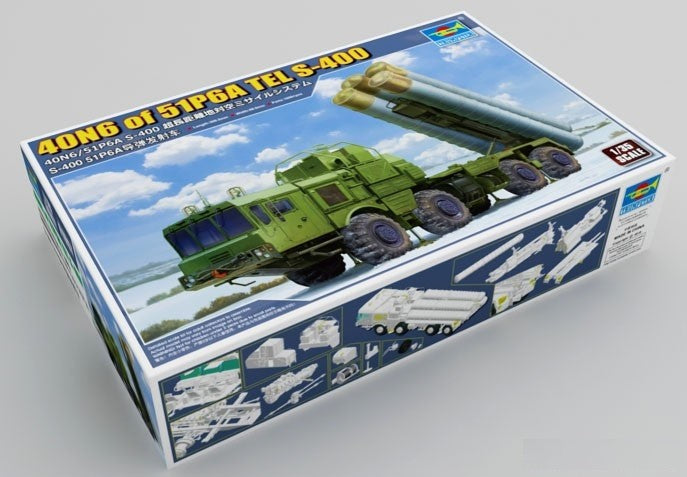 Trumpeter 01057 40N6 OF 51P6A TEL S-400 Model Kit 1/35