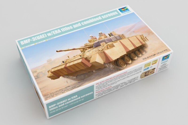 Trumpeter 01532 1/35 BMP-3(UAE) w/ERA titles and combined screens Main image